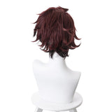 Blade of Demon Destruction Kamado Tanjirou Outfit Cosplay Wig