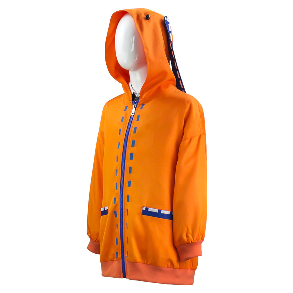 Kids Children Kakegurui Compulsive Gambler Hoodie Zipper Hooded Long Jacket Coat Yomoduki Runa Cosplay Costume
