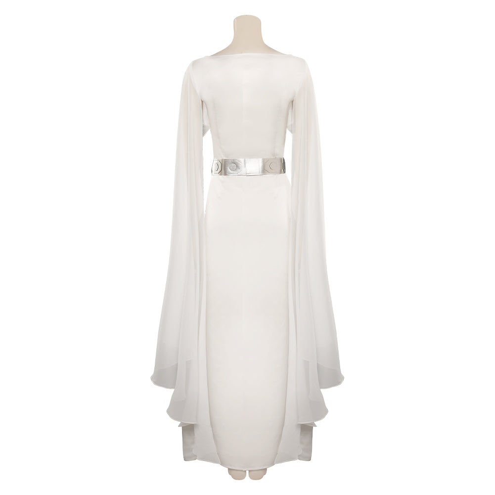 a new hope princess leia white dress Carrie Fisher's white Princess Leia gown worn in 'Star Wars: A New Hope' up for auction