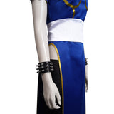 Game Street Fighter(SF) Halloween Carnival SuiChun-Li Cosplay Costume Cheongsam  Dress Outfits t