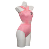 Cosplay Costume Halloween Carnival Party Disguise Suit pink lady swimsuit Grease: Rydell High Cheerleader