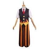 Demon Slayer: Kimetsu no Yaiba Rengoku Kyojuro Cosplay Costume Fancy Outfit Halloween Carnival Suit