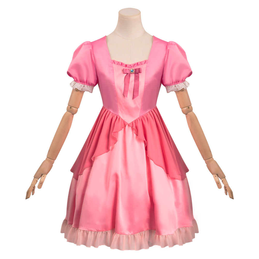 The Super Mario Bros. Movie Princess Peach Original Design Dress Cospl