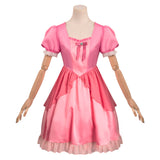 The Super Mario Bros. Movie Princess Peach Original Design Dress Cosplay Costume Halloween Carnival Suit