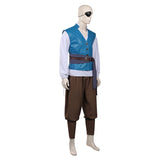 Medieval Vikings Pirate Cosplay Costume Shirts Vest Pants Outfits Halloween Carnival Suit