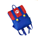 Luigi Cosplay Backpack Anime 3D Print School Bag School Bag Rucksack for Men Women