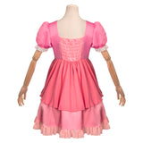 The Super Mario Bros. Movie Princess Peach Original Design Dress Cosplay Costume Halloween Carnival Suit