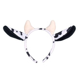 Kids Girls Cows Print Cosplay Costume Dress Outfits Halloween Carnival Suit