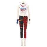 Suicide Squad: Kill the Justice League Halloween Carnival Suit Harleen Quinzel Harley Quinn Cosplay Costume T-shirt Pants Outfits