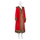 The Christmas Chronicles 2 Women Coat Mrs. Claus Halloween Carnival Suit Cosplay Costume