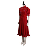 Horror Movie Pearl (2022) Cosplay Costume Red Dress Prequel Outfits Halloween Carnival Suit