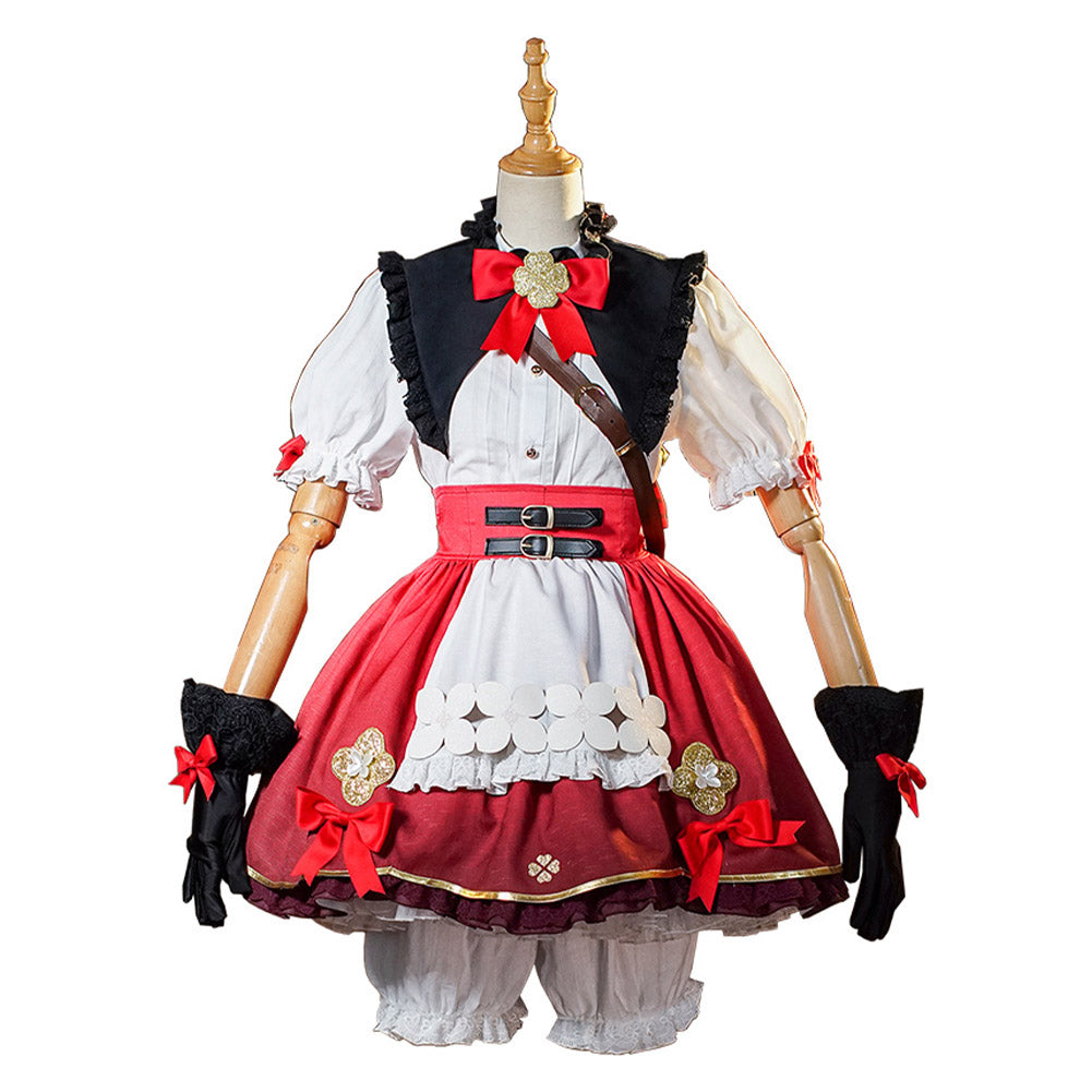 Genshin Impact Klee Cosplay Costume Outfits Halloween Carnival Suit