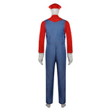 The Super Mario Bros. Movie-Mario Cosplay Costume Shirt  Hat  Outfits Halloween Carnival Party Suit