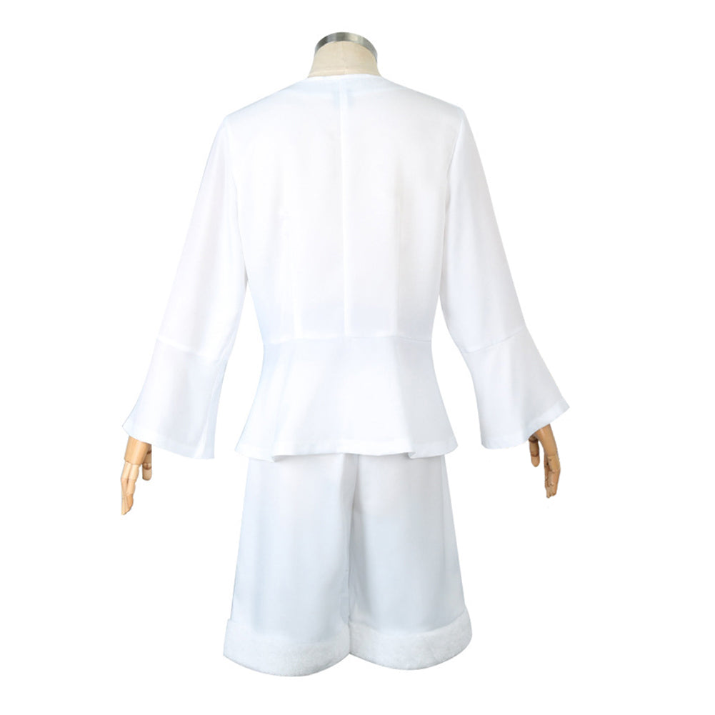 One Piece Luffy Cosplay Costume White Outfits Halloween Carnival Suit