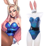 League of Legends LOL Halloween Carnival Suit Fox Ahri The Nine-Tailed Fox Cosplay Costume Bunny Girl Jumpsuit Outfits