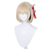 Lycoris Recoil Nishikigi Chisato Cosplay Wig Heat Resistant Synthetic Hair Carnival Halloween Party Props