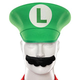 The Super Mario Bros Luigi Cosplay Costume Outfits Halloween Carnival Party Suit
