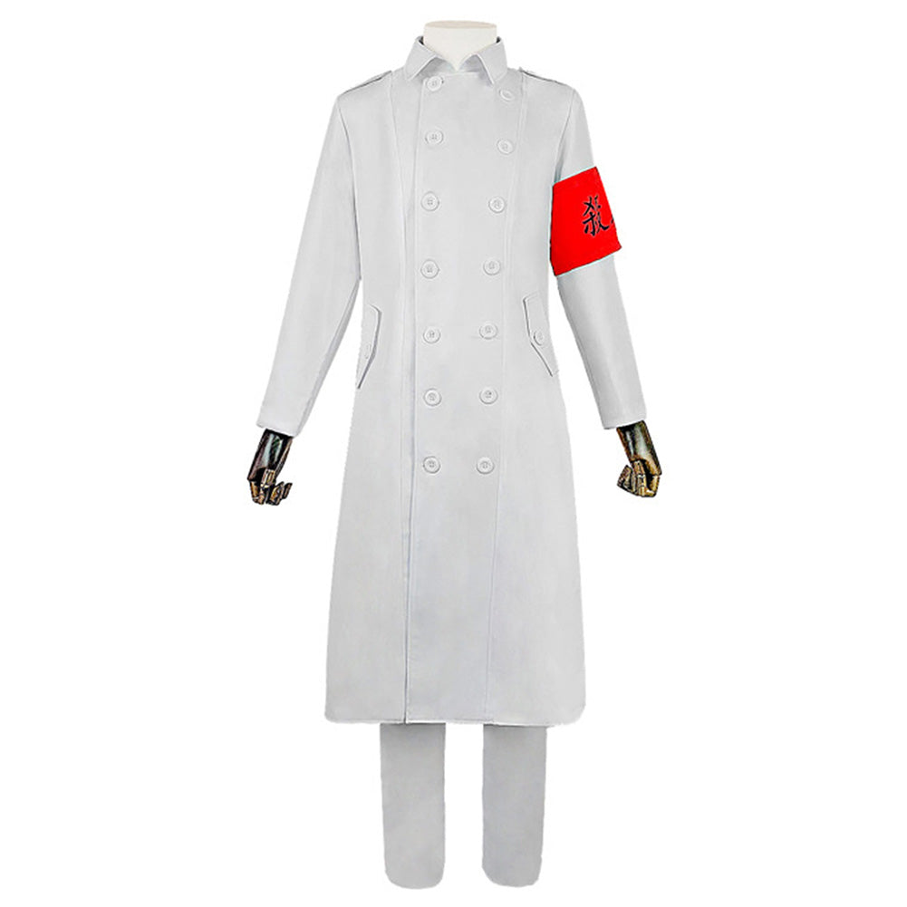 Anime Tokyo Revengers Tokyo Manji Gang Cosplay Costume White Uniform Outfits Halloween Carnival Suit