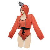 Cosplay Costume Halloween Carnival Party Disguise Suit swimsuit Pochita Chainsaw Man