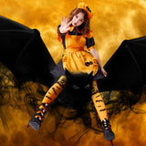 Vampire Witch Jack Cosplay Costume Halloween Maid Pumpkins Dress Outfits Carnival Suit