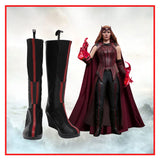WandaVision Scarlet Witch Cosplay Shoes Boots Halloween Costumes Accessory Custom Made