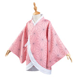 Demon Slayer: Kimetsu no Yaiba Kids Children Kimono Coat Kamado Nezuko Cosplay Costume