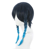 Game Genshin Impact Carnival Halloween Party Props Venti Cosplay Wig Heat Resistant Synthetic Hair