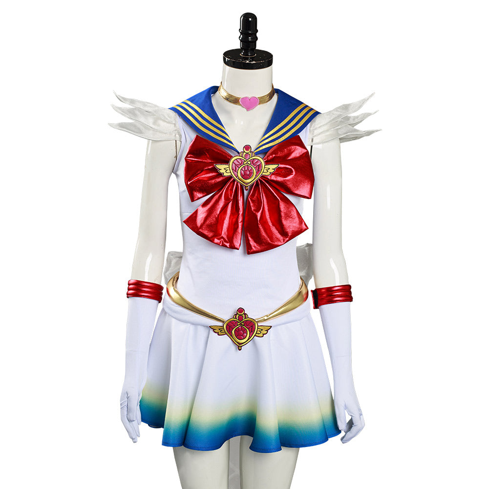 Sailor Moon Halloween Carnival Costume Eternal Tsukino Usagi Cosplay Costume Dress Outfits