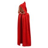 Little Red Cosplay Costume Hooded Cloak Gloves Outfits Halloween Carnival Party Suit