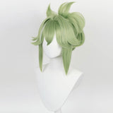 Genshin Impact Kuki Shinobu Cosplay Wig Heat Resistant Synthetic Hair Carnival Halloween Party Props