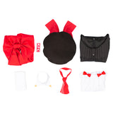 Genshin Impact x KFC Noelle Halloween Carnival Suit Cosplay Costume Maid Dress
