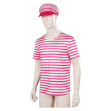 Barbie Ken Cosplay Costume Men T-shirt Hat Outfits Halloween Carnival Suit