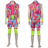 Barbie 2023 Ken Kids Children Beachwear Outfits Cosplay Costume Halloween Carnival Suit