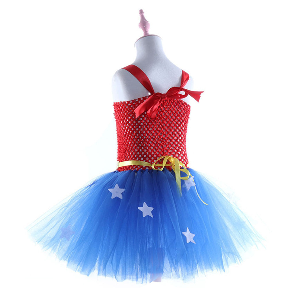Kids Girls Cosplay Costume Tutu Dress Outfits Halloween Carnival Suit