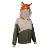 Zootopia Nick Hoodies Cosplay Costume Coat  Outfits Halloween Carnival Party Suit