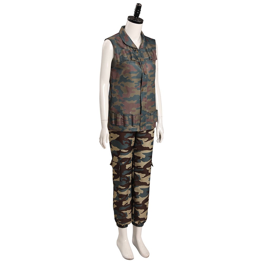 Stranger Things Season 4 - Robin Buckley Camouflage Cosplay Costume Outfits Halloween Carnival Suit