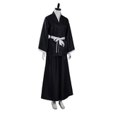 Anime Bleach Halloween Carnival Suit Kuchiki Rukia Cosplay Costume Japanese Kimono Outfits