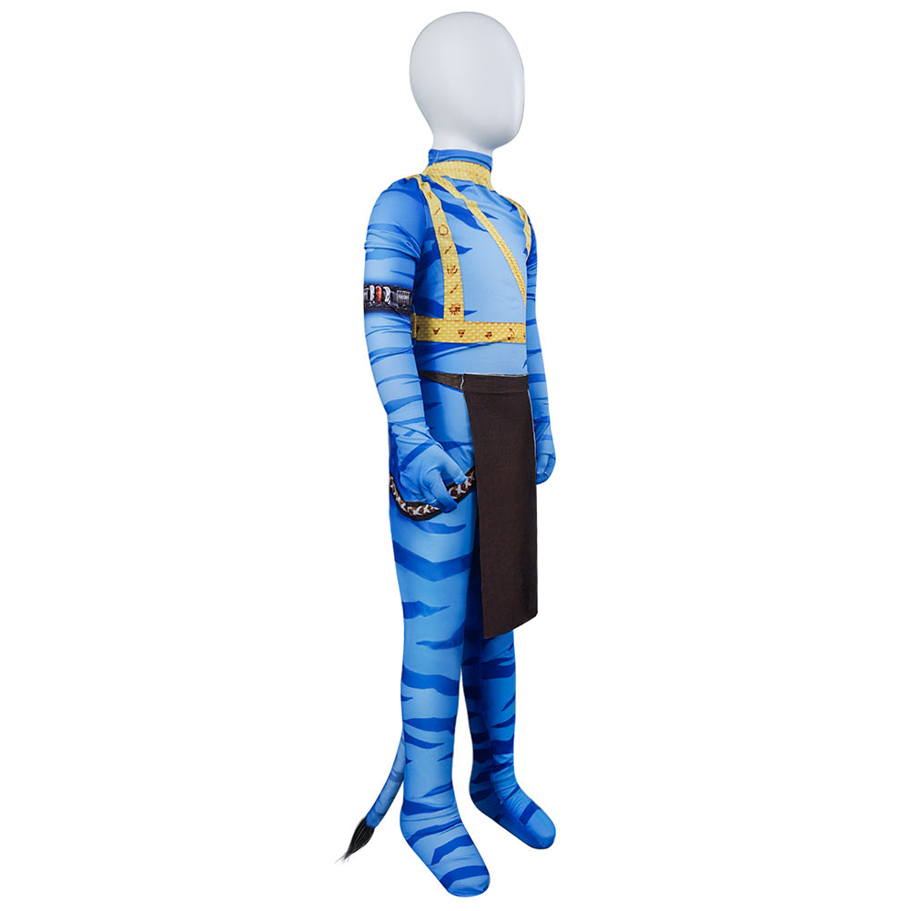 Kids Children Avatar 2  Cosplay Costume Jumpsuit Outfits Halloween Carnival Suit