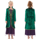 kids  Hocus Pocus   Winifred Sanderson  Outfits Cosplay Costume Halloween Carnival Suit