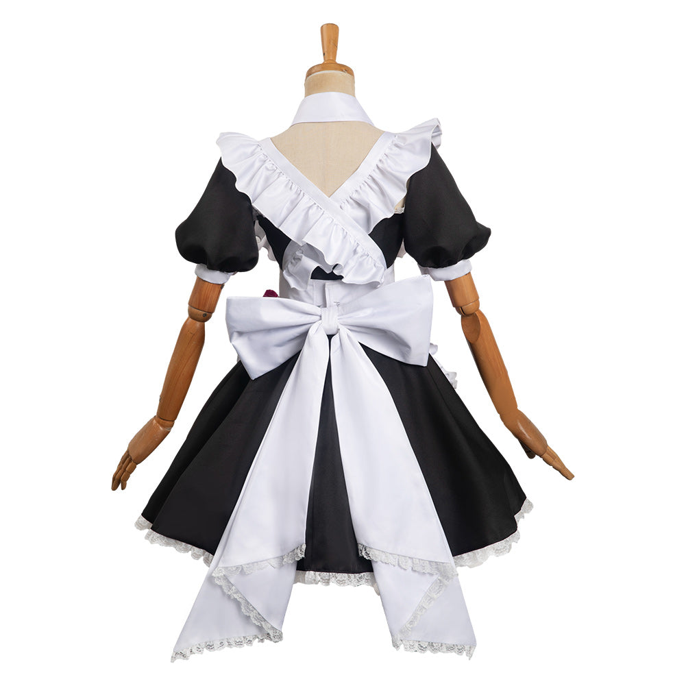 Oshi No Ko My Idol's Child Hoshino Ai Cosplay Costume Women Girls Maid Dress Outfits Halloween Carnival Suit