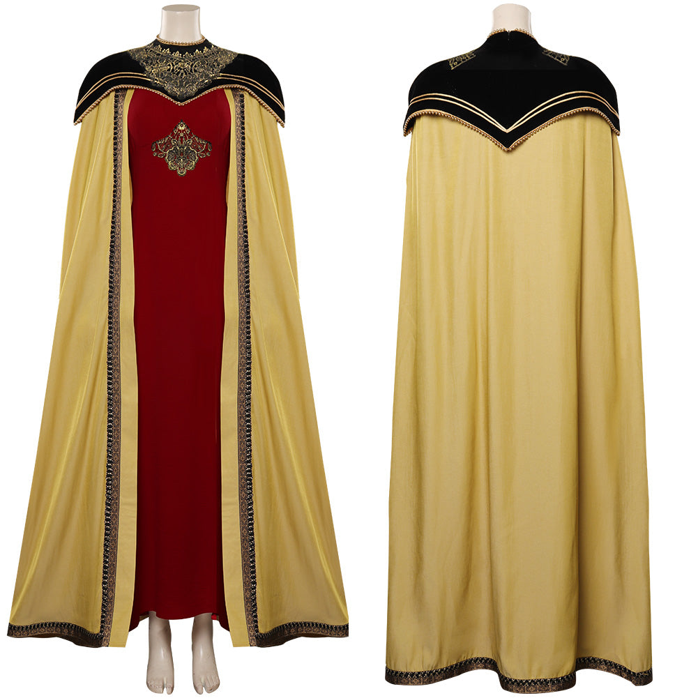 House of the Dragon Rhaenyra Targaryen Cosplay Costume Dress Cloak Outfits Halloween Carnival Suit