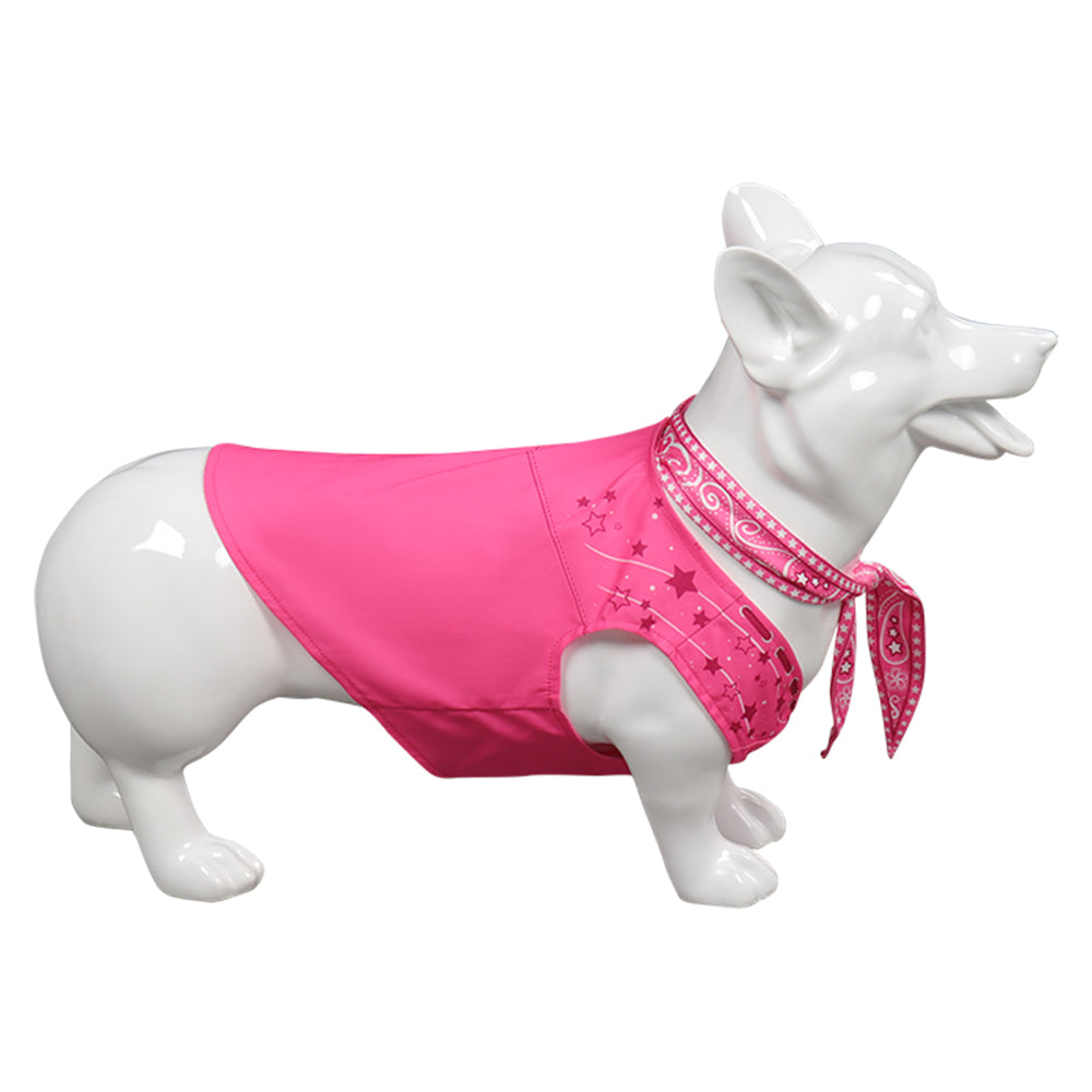 Barbie Cosplay Costume Pink Dog Clothes Halloween Carnival Suit