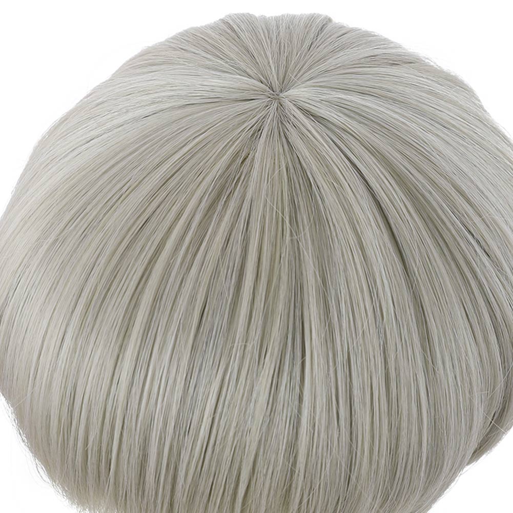 Jujutsu Kaisen Carnival Halloween Party Props Toge Inumaki Cosplay Wig Heat Resistant Synthetic Hair