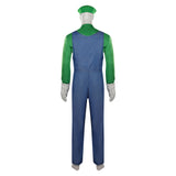 The Super Mario Bros Luigi Cosplay Costume Outfits Halloween Carnival Party Suit