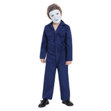 Kids Children Movie Halloween Michael Myers Cosplay Costume Coat Halloween Carnival Suit
