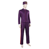 The Grand Budapest Hotel Zero Lobby Outfits Cosplay Costume Halloween Carnival Suit