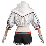 Cyberpunk Edgerunner Lucy Racing Jacket  Cosplay Costume Fancy Outfit Halloween Carnival Suit