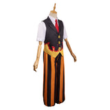 Demon Slayer: Kimetsu no Yaiba Rengoku Kyojuro Cosplay Costume Fancy Outfit Halloween Carnival Suit