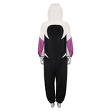 Spider-Man: Across The Spider-Verse Gwen Stacy  Cosplay Costume Pajamas Adult Shirt Pant Sleepwear Clothes Outfits Halloween Carnival Suit