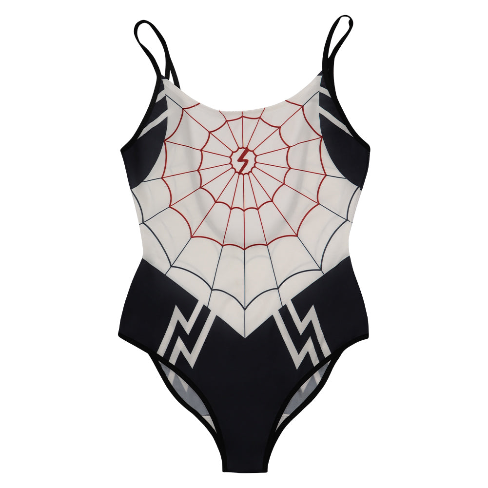 Spider-Man-Silk Cindy Moon Bodysuit Cosplay Costume Swimwear Halloween Carnival Disguise Suit
